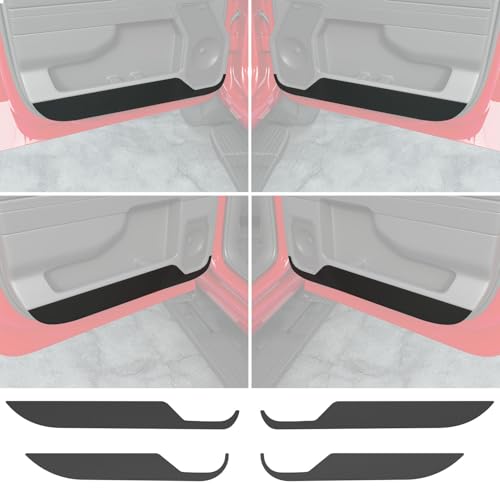 4PCS Car Door Anti Kick Pads Sticker Compatible with 2022-2026 Chevy Silverado GMC Sierra 1500 Crew Cab Car Door Protective Cover Trim Replacement for 2022-2026 Chevy Silverado Accessories