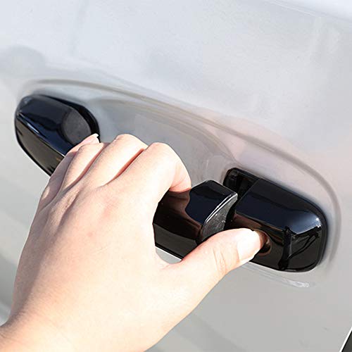 ITrims Door Handle Cover Trim for Toyota 4Runner 4WD N280 2010-2023 2018 2019 2020 2021 Car Styling Accessories Exterior Door Handles 8PCS Black ABS(No Smart Key Holes) - size: No Smart Key Holes