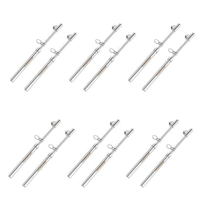 GODESON Dual Head Tire Pressure Gauge,Heavy Duty Pen Tire Gauge Range 10-150PSI; 1-10Bar,Dual Head Truck Air Pressure Gauge (Pack of 12)… - size: 12pack