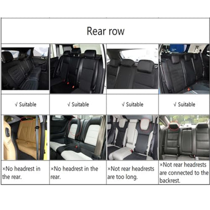 Upgraded Leather 5 Seats Car Seat Covers for Honda CR-V 2026 Vehicles Front&Rear Seat Protector Anti-Slip Durable Leather Seat Cushion White Blue