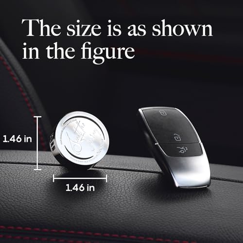 Car Air Freshener Vent Clip, 5 Pack Refills, Essential Oil Car Diffuser (1 Metal Clip + 5 Fragrance Pads), Long Lasting 80 Days, Easy to Clip on Vent,Sweet Vanilla - color: white