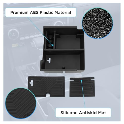Center Console Organizer Compatible with 2025-2026 Toyota 4Runner (6th Gen) Interior Accessories, Armrest Storage Box Glove Organizer Tray Insert with Coin and Sunglasses Holder - size: Center Console Organizer