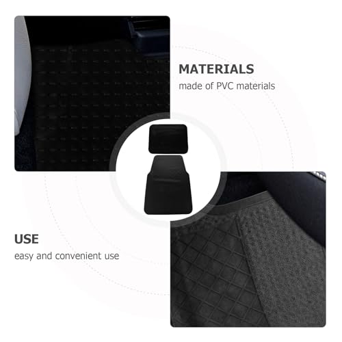 NUOBESTY Vehicle Foot Mats Car Floor Protection Mat 4pcs PVC Waterproof Non-Slip All-Season for Cars and Suvs