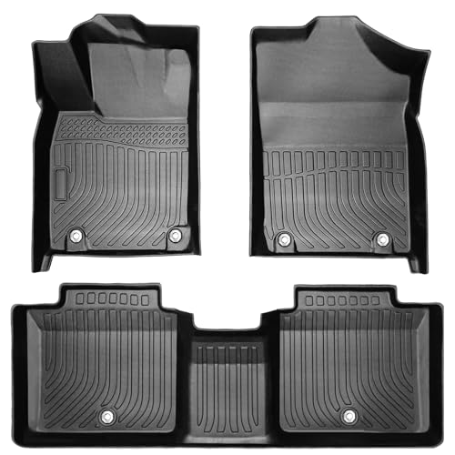 Floor Mats for 2013-2018 Lexus ES350,All-Weather TPE Rubber Floor Mats Fits 1st & 2nd & Row,Anti-Slip Floor Liners Full Set Automobile mats Accessories Black (2013-2018 ES350) - color: 2013-2018 ES350