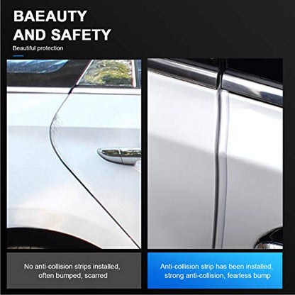 Car Door Edge Guards Clear, 32Ft Rubber Seal Protector U Shape Edge Trim Car Door Edge Protection Fit for Most Car - size: 32Ft(Clear)
