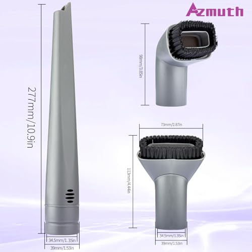 2 Pack for Shark Crevice Tool and Vacuum Dust Brush for Shark Navigator Lift-Away Vacuum Cleaner NV350, NV352, NV355, NV356E, NV370, UV440, UV440CCO, Part Number 112FFJ, 122FFJ - style: 2 PCS