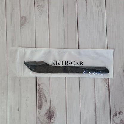 KKTR-CAR Door Handle Cover, Real Matte Carbon Fiber Door Handle Trim Protector Set Compatible with Tesla Model y Model 3 2017-2025 Real Matte Carbon Fiber (4 Pieces) - color: Real Matte Carbon Fiber