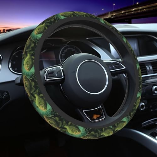 Fish Steering Wheel Covers Non Slip Neoprene Universal 15 Inch Steering Wheel Protector Car Cover for Men Women - color: Fish