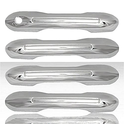 Auto Reflections Set of 4 Door Handle Covers for 2020-2025 Ford Explorer - Chrome
