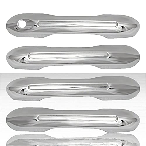 Auto Reflections Set of 4 Door Handle Covers for 2020-2025 Ford Explorer - Chrome