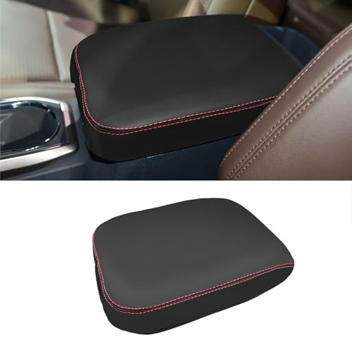 Compatible with Center Console Armrest Cover for Toyota Tacoma 2016-2023 Leather Arm Rest Storage Box Lids Cushion Protector Pad - size: Tacoma 2016-2023