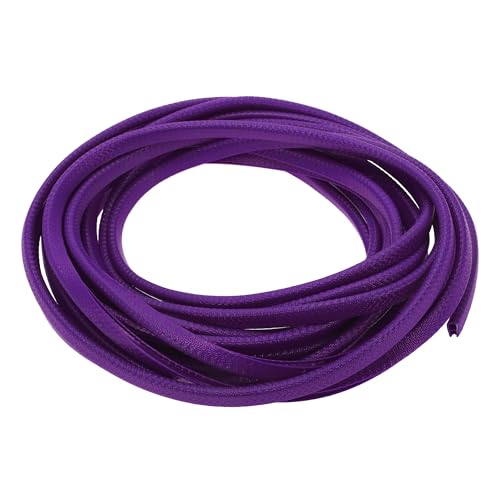 Motoforti Universal Car Door Edge Protective Sealing Strip U-Type Door Scratch Protection Guard, 26.25ft 8m, Anti-scratch Collision, PVC Iron, Purple - color: Purple, size: 8m/26.25ft