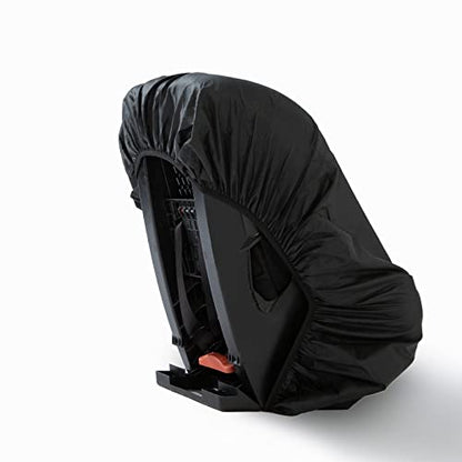 Car Seat Cover for Air Travel, Car Seat Travel Bag for Gate Check, Sun Shade, Waterproof, Dustproof & Abrasionproof, Covers and Blocks Out Heat & Sun| Baby Travel Accessories (Black) - color: Black