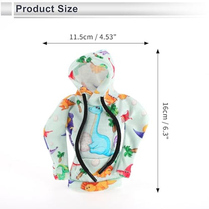 1 Pc Universal Gear Shift Knob Cover Automotive Manual Stick Shifting Handle Protector Dinosaur Hoodie Style Purple,Blue,Orange,Pink Polyester