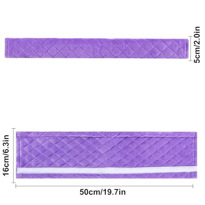 Amooca Soft Automotive Seat Belt Cover Seatbelt Shoulder Pad Neck Protector Cushions Universal Fit SUV Trucks Backpack Violet Extra Long 19.7in - color: Purple, size: 19.7in-1pc