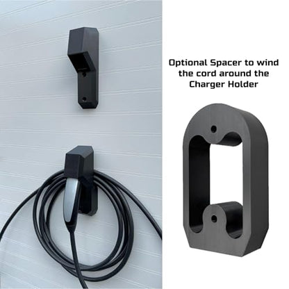 Chargeifier Tesla Charging Cable Organizer with Latch use w/Model S Model 3 Model X Model Y w/Mobile Connector Bracket-Automotive Accessories (Charger and Mobile Connector Holder)