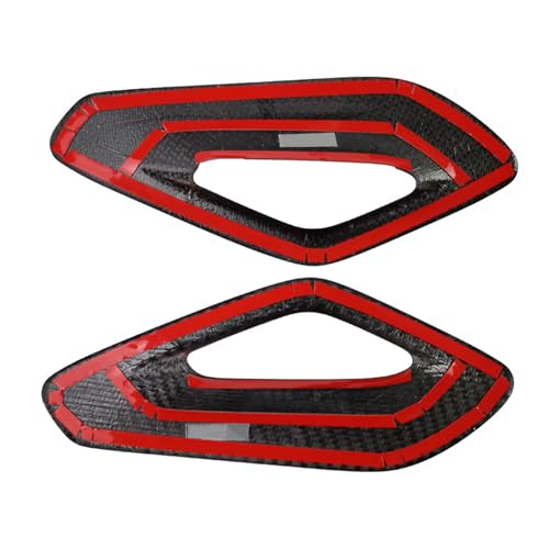 NVCNX Hard Carbon Fiber Accessories for Mercedes Benz GLE GLS 350 450 450e 580 53 63 S AMG 2020 2021 2022 2023 2024 2025 2026 Center Console Sides Armrest Cover Molding Interior Trim 2PCs - color: Center Console Sides Armrest Handle Trim