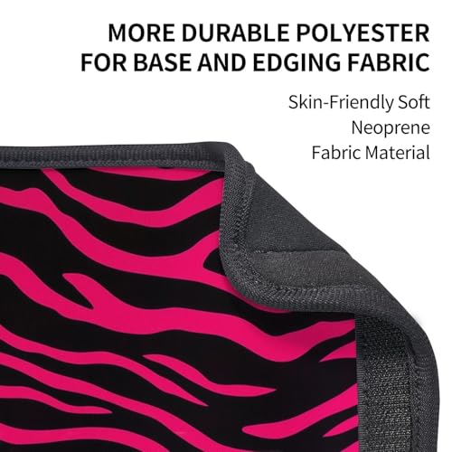 Seat Belt Cover Pads Hot Pink Black Zebra Print Car Seat Belt Covers for Women Men Adults Kids Soft Comfortable Auto Seatbelt Cushion Shoulder Strap Pad Handle Wraps, 1 Pair - color: Hot Pink Black Zebra Print