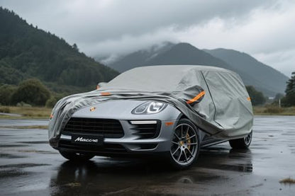 Kayme Heavy Duty Car Cover Custom Fit Porsche Macan, Waterproof All Weather for Automobiles, Full Exterior Covers Rain Sun UV Protection. - size: Custom Fit Porsche Macan-1