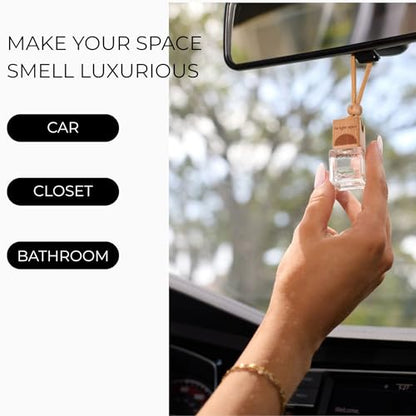 Man Cave Car Air Freshener - Premium Car Hanging Diffuser, Long-Lasting Fragrance up to 120 days for Auto and Home | Sophisiticated & Woody |Tobacco, Vanilla, Woods | 2-Pack - size: 0.2 Fl Oz (Pack of 2)