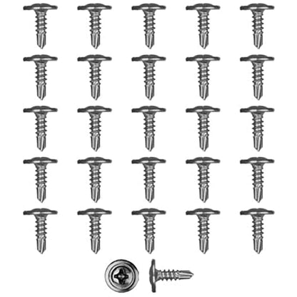 Chrome #8 x 1/2 Interior, Exterior Wheel Well Molding, Weatherstrip, Chassis, Trim Screws FITS: GM, Chevrolet, Buick, Oldsmobile, Pontiac, Cadillac, GMC A | B | C | D | E | F | G | H | J | X | Y Body