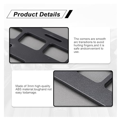 Vehicle Rigid MOLLE Panel, Headrest Organizer EDC Pouch Tool Holster, Tactical Gear Seat Back Rack Truck Equipment Mount Plate, Auto Interior Modular Storage Shelf Accessory (Headrest Panel) - size: Headrest Panel