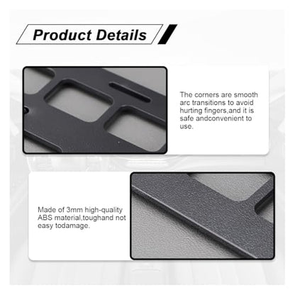 Vehicle Rigid MOLLE Panel, Headrest Organizer EDC Pouch Tool Holster, Tactical Gear Seat Back Rack Truck Equipment Mount Plate, Auto Interior Modular Storage Shelf Accessory (Headrest Panel) - size: Headrest Panel