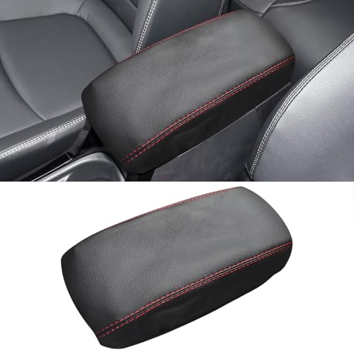 Compatible with Center Console Armrest Cover for Toyota Corolla Cross 2022-2025 Leather Arm Rest Storage Box Lids Cushion Protector Pad - size: Corolla Cross 2022-2025