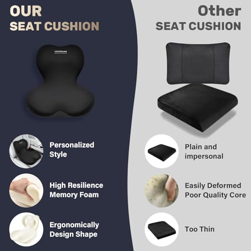 Coverado Car Seat Cushion - color: Beige2, size: 1 Peice