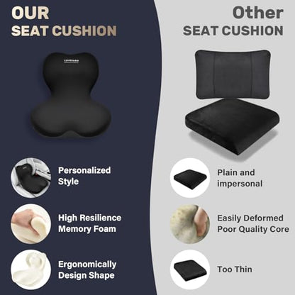 Coverado Car Seat Cushion - color: Beige2, size: 1 Peice