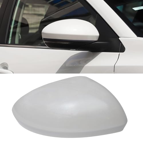 Moonlinks Compatible with Nissan Sentra 2020 2021 2022 2023 2024 Side Mirror Cover Replacement, Pearl White Right Passenger Side Clip-on Mirror Cap for Sentra S/SR/SV/Sense/Advance/Exclusive - color: Right Pearl White