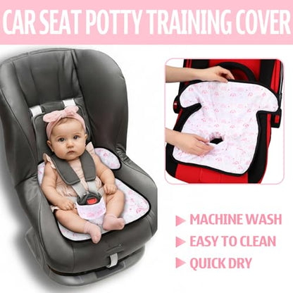HunnmingRe 2 Pack Boho Car Seat Protector for Potty Training Waterproof Piddle Pad Cover from Spillages Nappy Leaks Toilet Training Anti Slip Backing Strollers Carseat Liner for Toddlers Babies - style: Boho