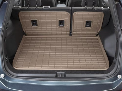 WeatherTech SeatBack Cargo Liner HP for Cadillac Escalade-V ESV, Escalade ESV, Suburban - Behind 3rd Row w/Bumper Protector (431466IMSK), Cocoa - color: Cocoa