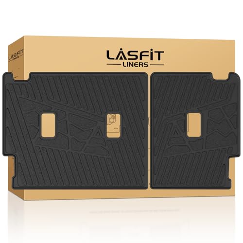LASFIT Rear Back Seat Cover for Ford Bronco 4-Door 2021-2026 TPE Backrest Mats All Weather Protector Waterproof Split-Seat Design Liner Non-Slip Easy Clean, Bronco 4 Door Accessories - style: 4) Bronco 4-door| 21-25 | Back Seat Cover