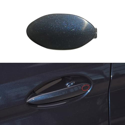 Car Door Handle Key Cover Keyhole Protector Cap Lock Access Replacement for BMW Z4 X3 X4 X5 X6 X7 3 4 5 6 8 Series OE# 8089701 7470565 7470575 (Charcoal Black) - color: Charcoal Black