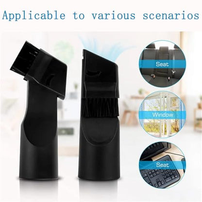 6 Pack Round Dust Brush For Shark Vacuum Attachment Replacement Shark Vacuum Brush Attachment with Vacuum Hose Adapter, For Most Vacuum Cleaners Accessories - style: 6Pack for Shark Vacuum Brush Attachment