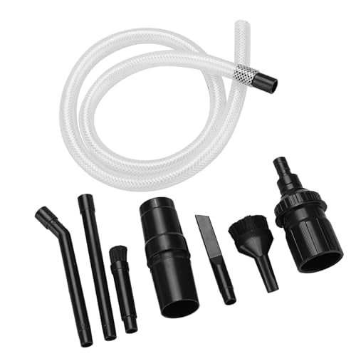 AYNEFY Vacuum Cleaner Attachment Kit 9 Piece Micro Tool Set Universal Fit for 32mm 28mm Hose Ideal for Car Interior and Electronics