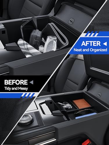 for Model 3 Center Console Organizer Armrest Tray Middle Storage Box Insert Container Durable ABS Plastic Accessories 2024 2025 - size: for 2022-2026 Hummer EV