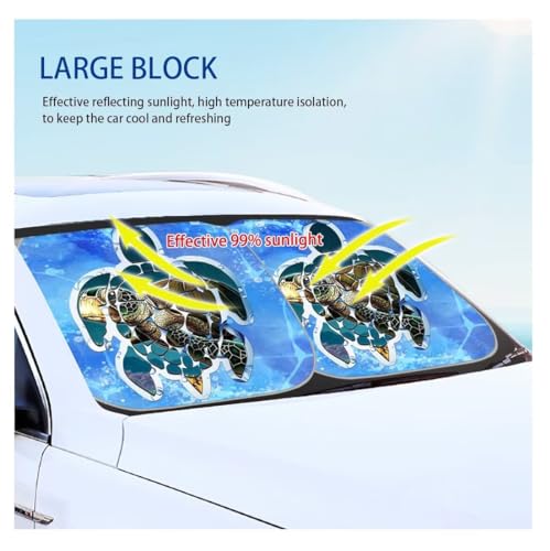 Crucifixion Pigeon Automotive Windshield Sunshade 2 Pieces Car Front Windows Shade for Cars Sedans Trucks Universal Fit Most Cars - color: Crucifixion Pigeon