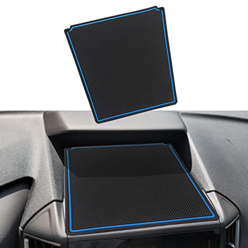 Dash Dashboard Cover Mat for Subaru Forester Accessories 2019-2023 2024 Subaru Crosstrek Impreza 2018-2023 Interior Dash Rubber Pad Liner Anti Dust Insert Premium Custom (Blue Trim) - color: Blue, size: 2018-2023