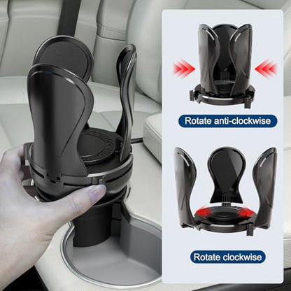Car Cup Holder Expander, Cup Holder Extender Adapter with Expandable Arm and Adjustable Base, Compatible with Yeti Ramblers 14-64oz, Hydro Flasks 18-64oz Most Coffee Mugs Bottles & Cups - size: CUP-1pack