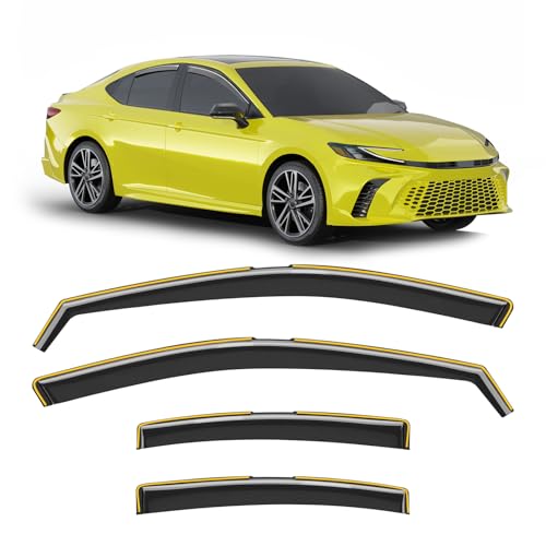 in-Channel Window Rain Guard for Fit for Toyota Camry 2025-2026 Rain Guards Side Window Visors Low Profile Vent Visor Window Deflectors Vent Shades Car Accessories - size: 2025-2026 Toyota Camry