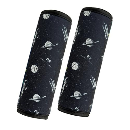 2 Pack VegaPunkLab Seat Straps Shoulder Pads for Kids - Seat Belt Cover Pad, Perfect for Car Booster Seats, Strollers, High Chair, Backpacks, and More, Cosmonaut - color: Cosmonaut