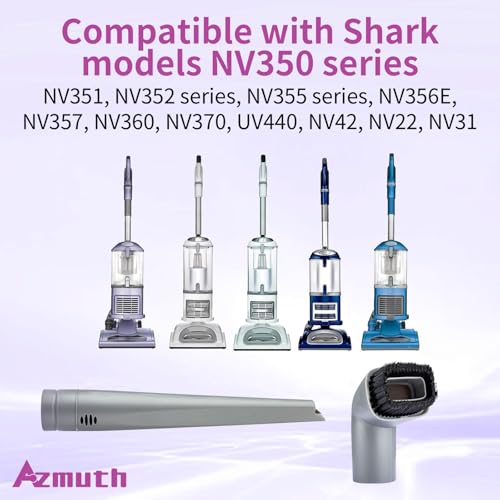 2 Pack for Shark Crevice Tool and Vacuum Dust Brush for Shark Navigator Lift-Away Vacuum Cleaner NV350, NV352, NV355, NV356E, NV370, UV440, UV440CCO, Part Number 112FFJ, 122FFJ - style: 2 PCS