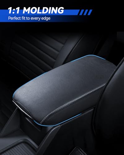 Armrest Cover for 2020 2021 2022 2023 2024 2025 Nissan Sentra Accessories Center Console Middle Lid Pad Protector for Car Elbow Rest - size: For 2020-2025 Nissan Sentra