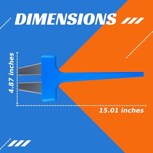 Vacuum Detail Attachment Tool | All-in-One Deepcleaning Crevice Cleaner/ Ice Scraper | The Best Car Accessories & Essentials | Wet & Dry Car Detailing Kit | Truck, Auto, & RV Cleaning Supplies (Blue) - color: Blue