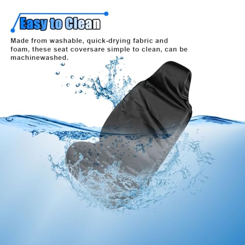 BDZMC Car Seat Cover Protector, Stain Resistant Car Front Seat Covers, Waterproof Car Seat Cover After Gym, Sweat Swimming, Car Seat Towel Covers for Cars, Trucks, SUVs (1PCS) - size: 1PCS
