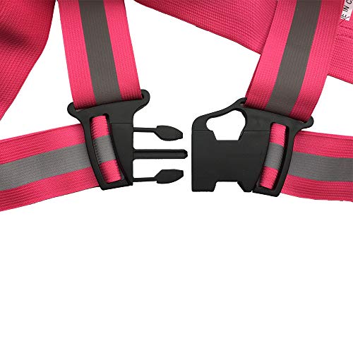 ZOJO Safety Vests,10 Packs | Lightweight, Adjustable | Fit for Work, ( Neon Pink) - color: 10pcs-neon Pink