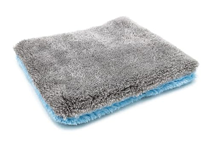 Autofiber Flat Out Microfiber Car Wash Pad - Pack of 4, Blue/Gray (9 inch x 8 inch) - color: Blue/Gray