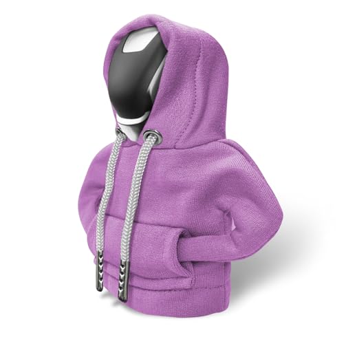 Gear Shift Hoodie, Gear Shift Cover, Funny Car Gear Shift Cover, Automotive Interior Cute Gadgets, Automotive Interior Accessories and Decoration (Purple) - color: Purple